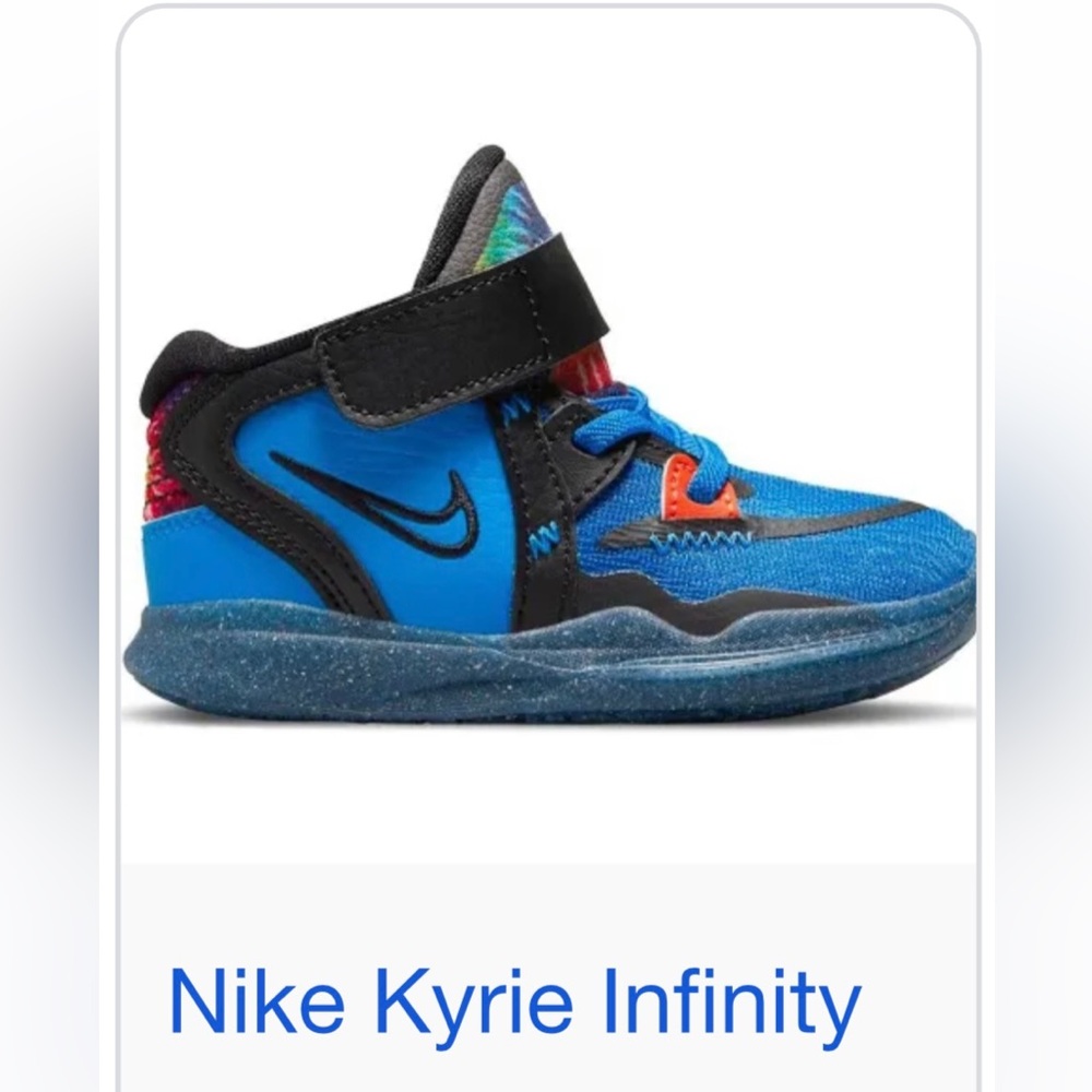NEW Nike Kyrie Infinity SE White Bright Crimson Toddler size 3c